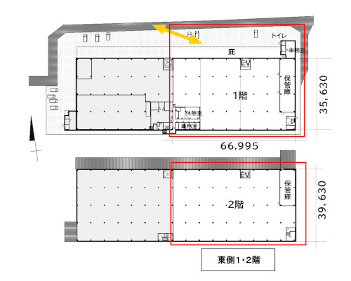 入間郡三芳町 東武東上線ふじみ野駅の貸倉庫画像(3)
