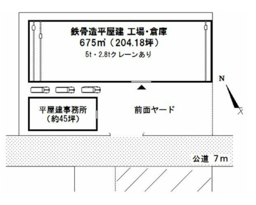 加須市 JR東北本線栗橋駅の貸工場・貸倉庫画像(2)