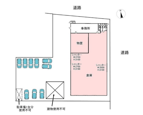川越市 JR埼京線南古谷駅の貸倉庫画像(2)