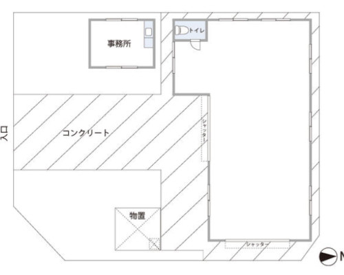 春日部市 東武伊勢崎線北春日部駅の貸工場・貸倉庫画像(4)