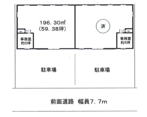 川越市 西武新宿線本川越駅の貸工場・貸倉庫画像(2)