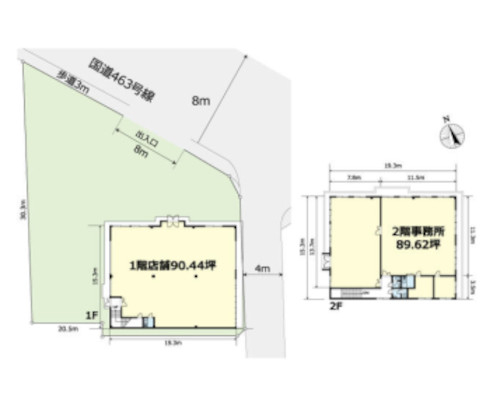 所沢市 西武池袋線狭山ヶ丘駅の貸店舗画像(2)