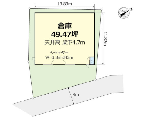八潮市 首都圏新都市鉄道つくばエクスプレス八潮駅の貸倉庫画像(3)