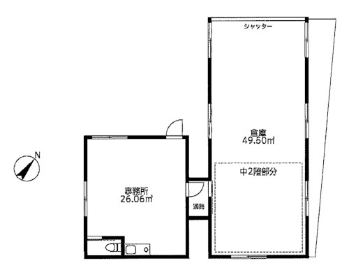 草加市 東武伊勢崎線獨協大学前〈草加松原〉駅の貸倉庫画像(2)