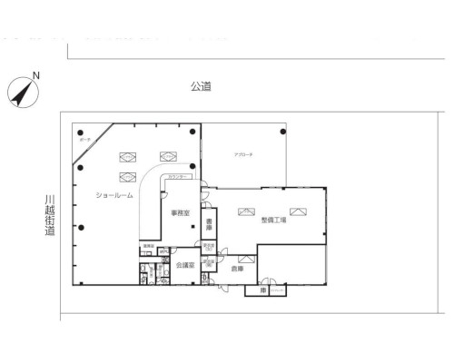 入間郡三芳町 東武東上線鶴瀬駅の貸店舗画像(1)