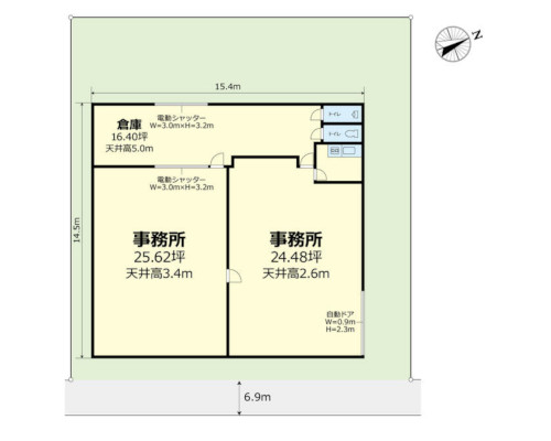 北足立郡伊奈町 埼玉新都市交通伊奈線丸山駅の貸倉庫画像(2)