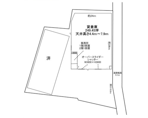 川越市 西武新宿線南大塚駅の貸工場・貸倉庫画像(3)