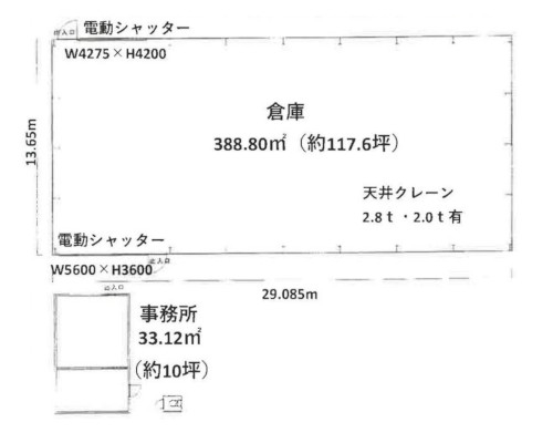 川越市 西武新宿線本川越駅の貸工場・貸倉庫画像(3)