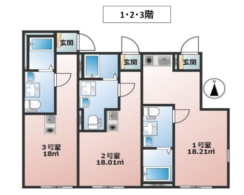 錦町 JR埼京線[北戸田駅]の貸寮物件の詳細はこちら