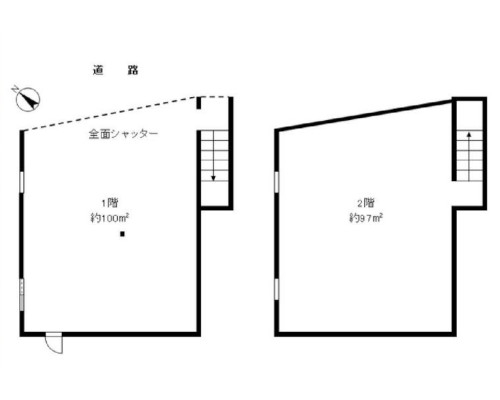 越谷市 東武伊勢崎線蒲生駅の貸倉庫画像(2)