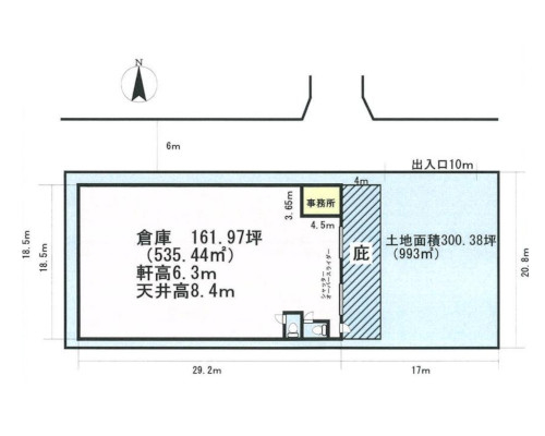 春日部市 東武伊勢崎線一ノ割駅の貸倉庫画像(3)