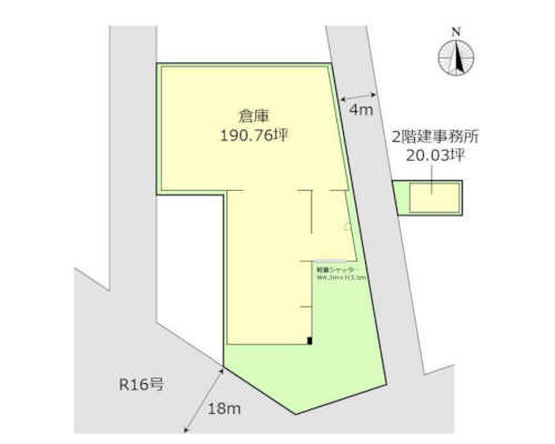 川越市 JR埼京線南古谷駅の貸倉庫画像(2)