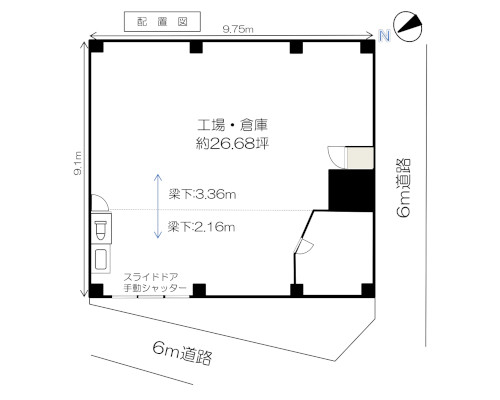 足立区 都営都電荒川線小台駅の貸工場・貸倉庫画像(3)