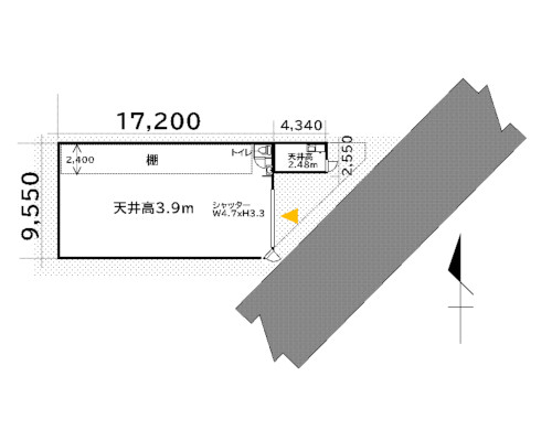 江戸川区 都営新宿線篠崎駅の貸倉庫画像(2)