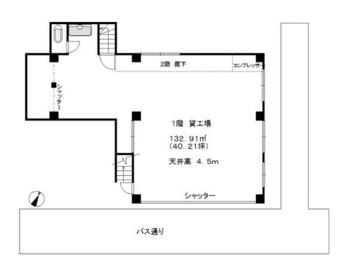 大田区 京急本線雑色駅の貸工場・貸倉庫画像(2)