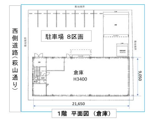 小平市 西武多摩湖線青梅街道駅の貸倉庫画像(3)