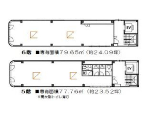 中央区 JR総武本線馬喰町駅の貸事務所画像(3)