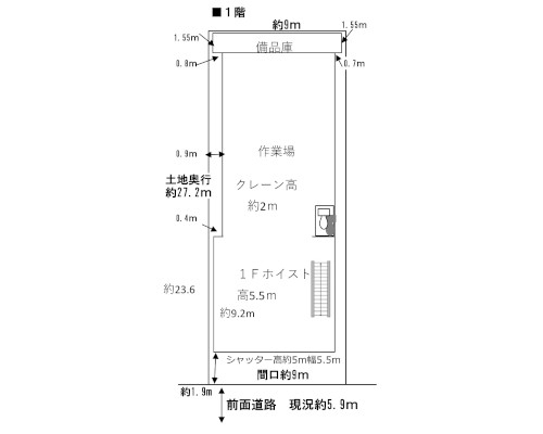足立区 日暮里舎人ライナー舎人駅の貸工場・貸倉庫画像(2)