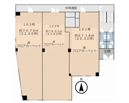 新宿区 JR山手線高田馬場駅の貸倉庫画像(2)