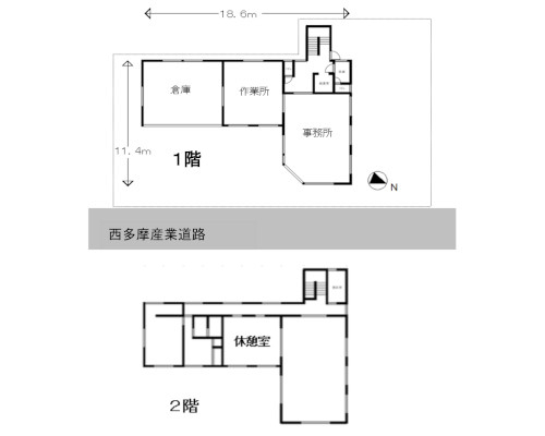 羽村市 JR青梅線羽村駅の貸工場・貸倉庫画像(3)