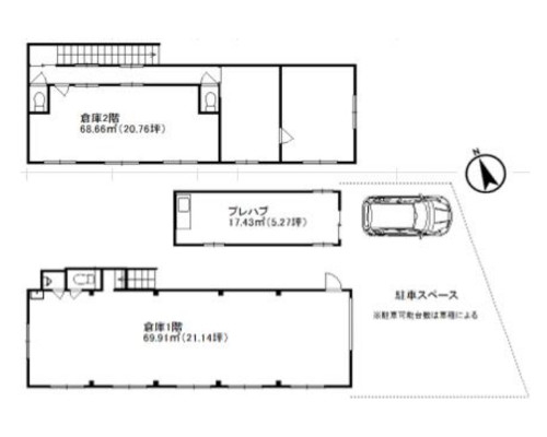 葛飾区 京成本線お花茶屋駅の貸工場・貸倉庫画像(3)
