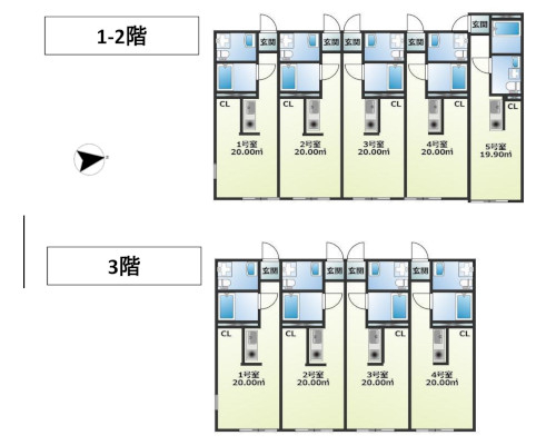 足立区 日暮里・舎人ライナー西新井大師西駅の貸寮画像(1)