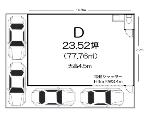 武蔵村山市 JR八高線(八王子～高麗川)箱根ケ崎駅の貸倉庫画像(1)