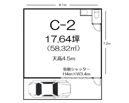 武蔵村山市 JR八高線(八王子～高麗川)箱根ケ崎駅の貸倉庫画像(1)
