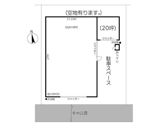 足立区 日暮里・舎人ライナー西新井大師西駅の貸倉庫画像(2)