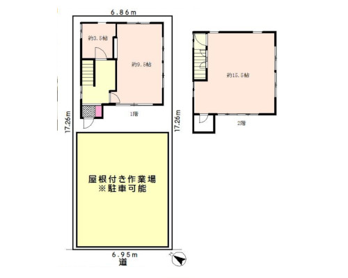 羽村市 JR八高線(八王子～高麗川)箱根ケ崎駅の貸倉庫画像(4)