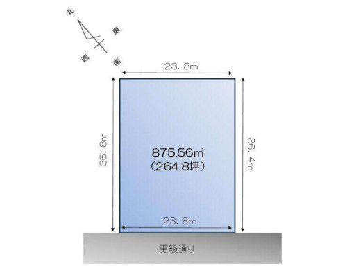 市原市 JR内房線五井駅の貸地画像(2)