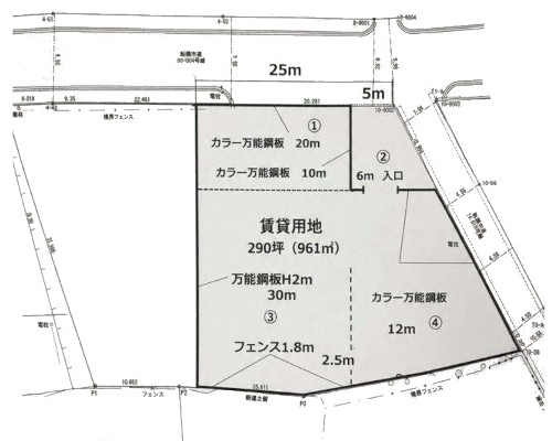 船橋市 北総鉄道北総線小室駅の貸地画像(2)