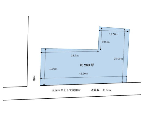 松戸市 北総鉄道北総線秋山駅の貸地画像(3)