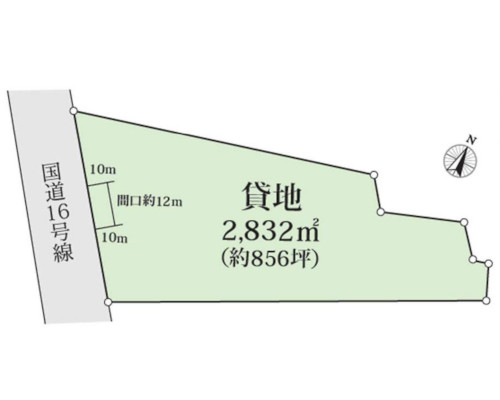 八千代市 東葉高速鉄道東葉高速線八千代中央駅の貸地画像(2)