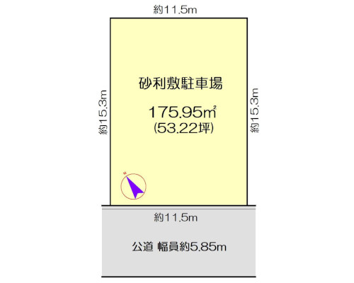 横浜市都筑区 横浜市高速鉄道4号線都筑ふれあいの丘駅の貸地画像(2)