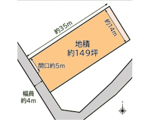 藤沢市 小田急江ノ島線湘南台駅の貸地画像(2)