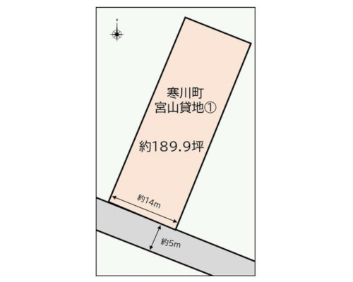 高座郡寒川町 JR相模線宮山駅の貸地画像(2)
