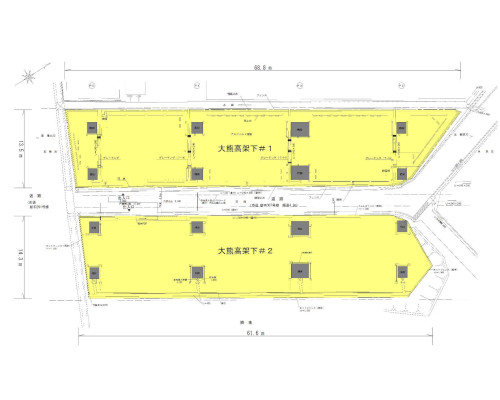 横浜市都筑区 横浜市高速鉄道1号線・3号線新羽駅の貸地画像(2)