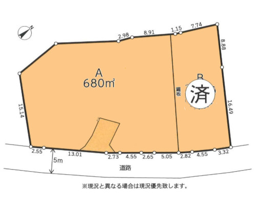 綾瀬市 小田急江ノ島線長後駅の貸地画像(2)