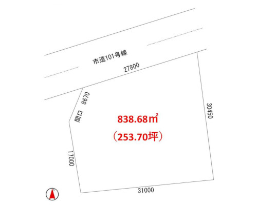 綾瀬市 相鉄本線さがみ野駅の貸地画像(2)
