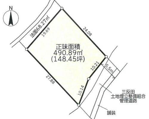 横浜市旭区 相鉄本線鶴ヶ峰駅の貸地画像(3)