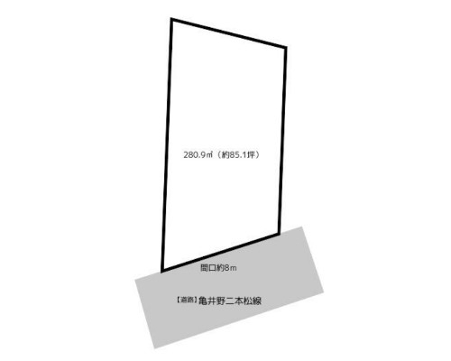 藤沢市 小田急江ノ島線湘南台駅の貸地画像(2)