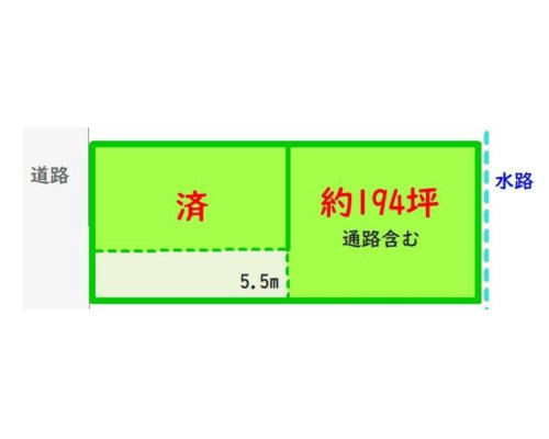 高座郡寒川町 JR相模線寒川駅の貸地画像(2)