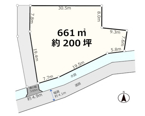 横浜市都筑区 横浜市営地下鉄ブルーラインセンター北駅の貸地画像(3)