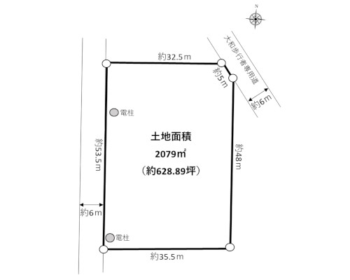 大和市 小田急江ノ島線鶴間駅の貸地画像(2)