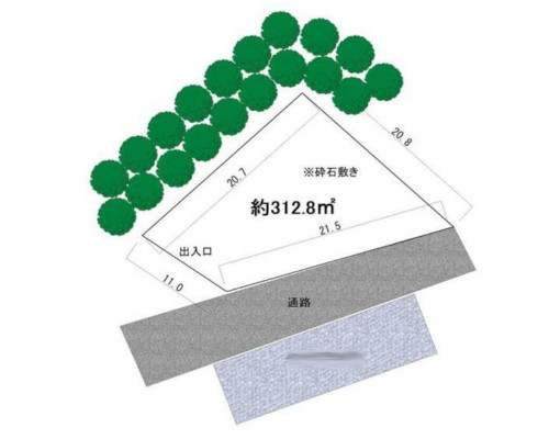 横浜市都筑区 横浜市営地下鉄ブルーラインセンター南駅の貸地画像(2)