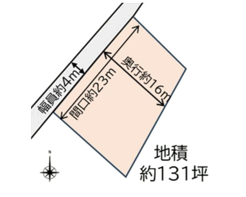 綾瀬市 小田急小田原線海老名駅の貸地画像(2)