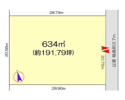 横浜市都筑区 横浜市営地下鉄ブルーラインセンター北駅の貸地画像(2)