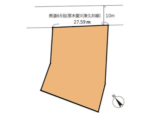 愛甲郡愛川町 小田急小田原線本厚木駅の貸地画像(1)