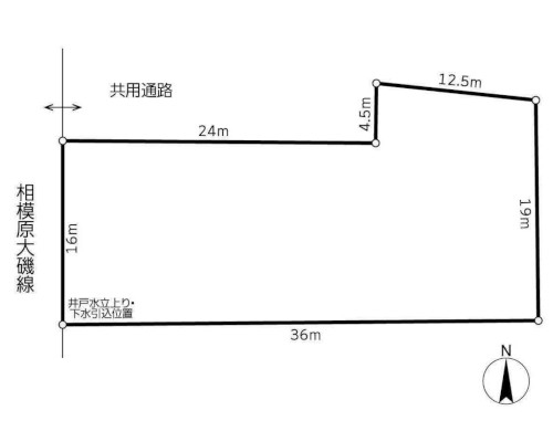 相模原市中央区 JR相模線上溝駅の貸地画像(1)